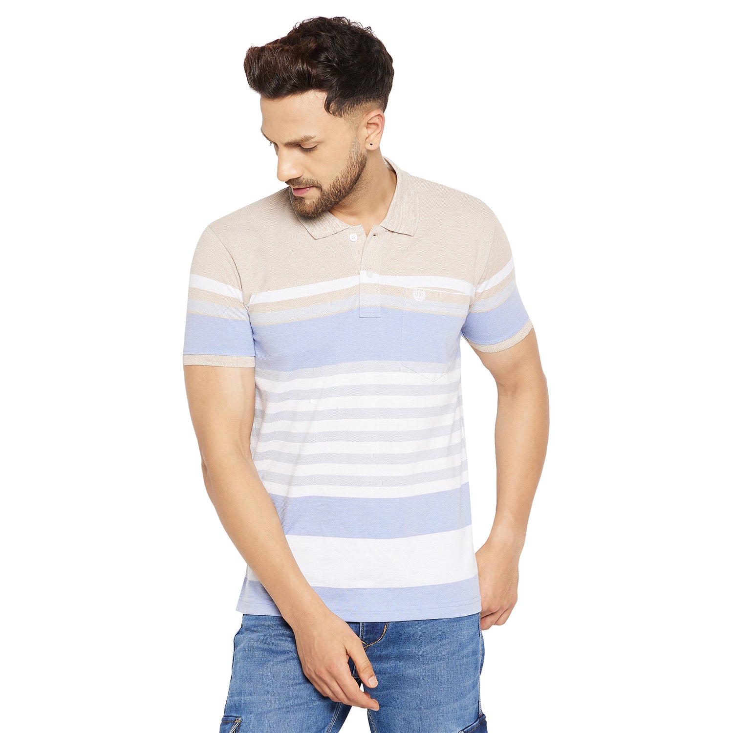 Duke Urban Men Half Sleeve Cotton T-shirt (LF5701)