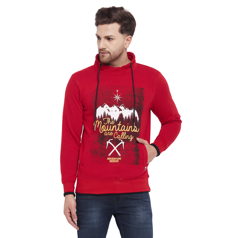 Duke Urban Men Cowl Neck Sweatshirt (LF3853)