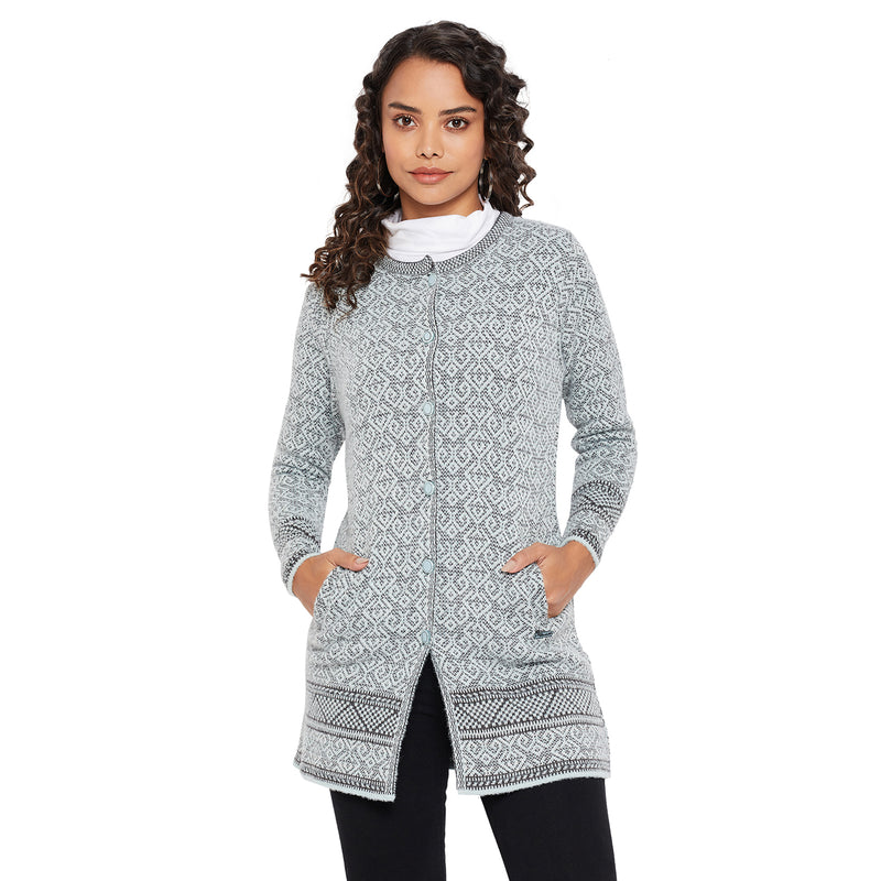Duke Urban Women Round Neck Cardigan  (SDS1107)