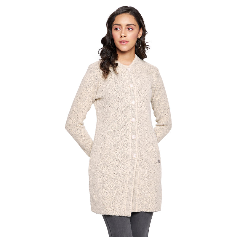 Duke Urban Women Full sleeve Round Neck Cardigan (SDS1092)