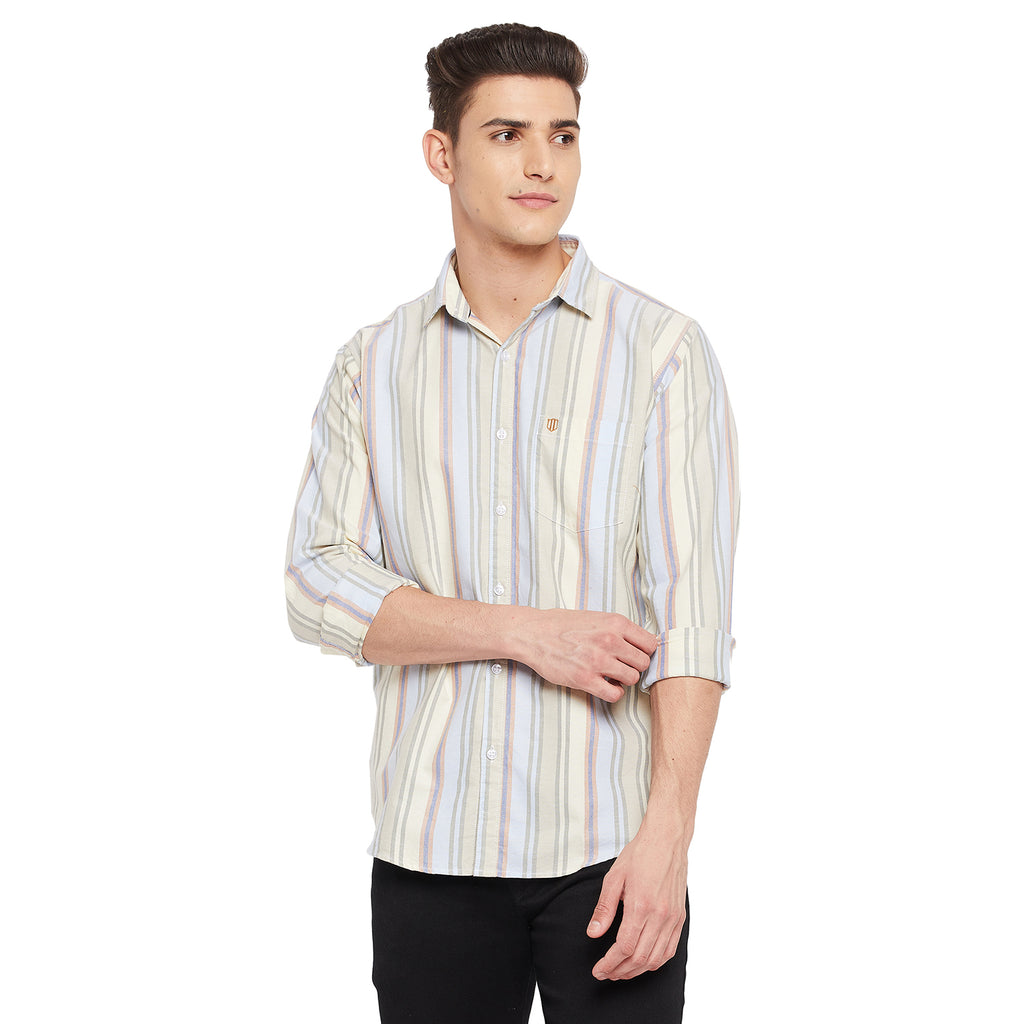Duke Stardust Men Full Sleeve Cotton Shirt (SDO5STB)