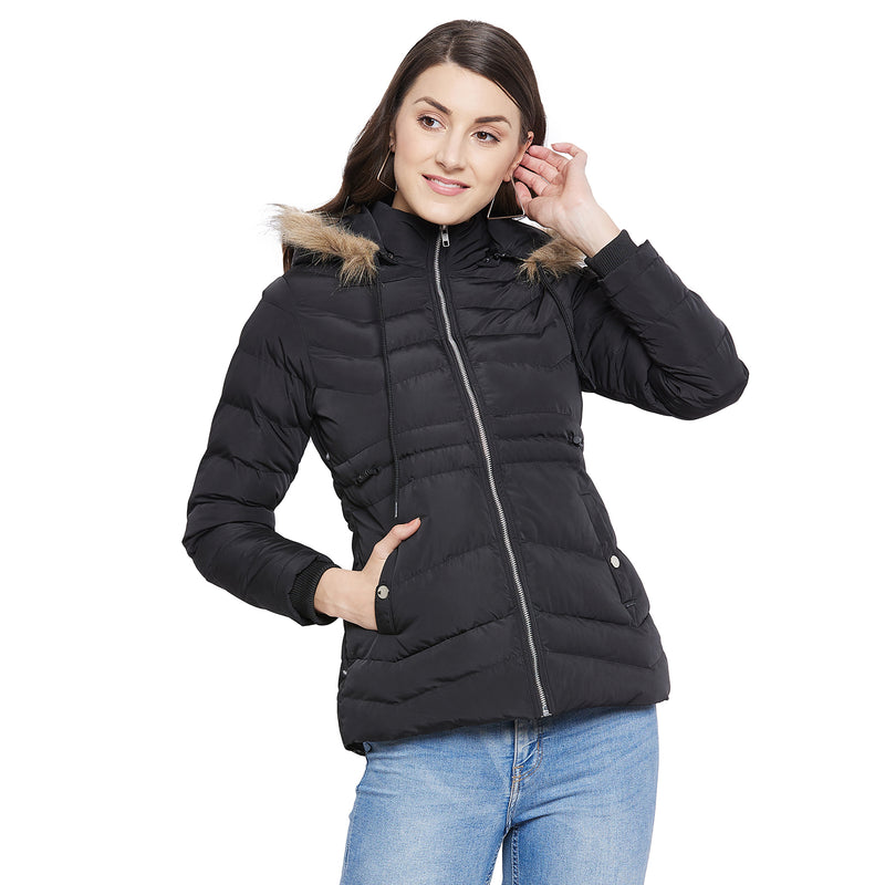 Duke Urban Women Full Sleeve Puffer Jacket (SDZ6690)