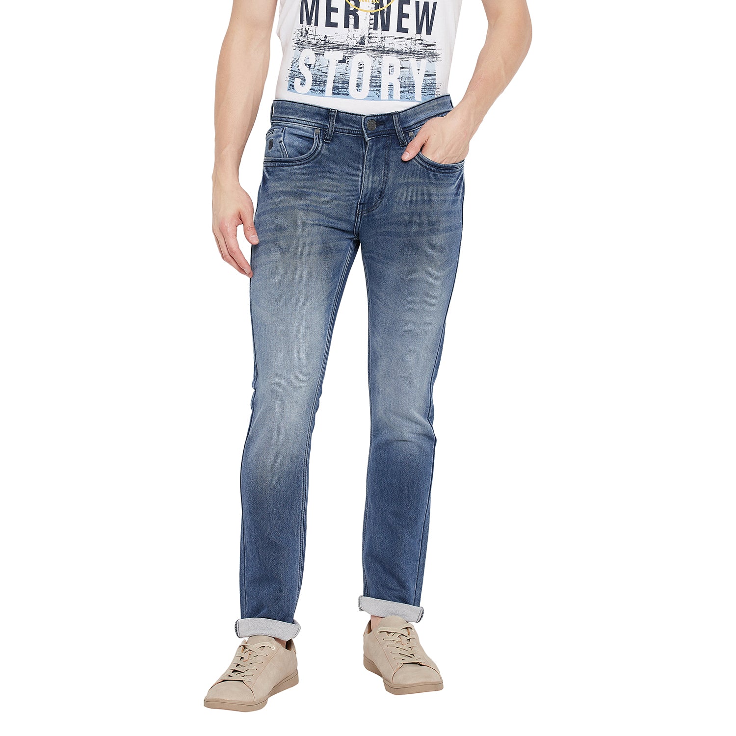 Duke Urban Men Slim Fit Stretchable Jeans (SDD5268)