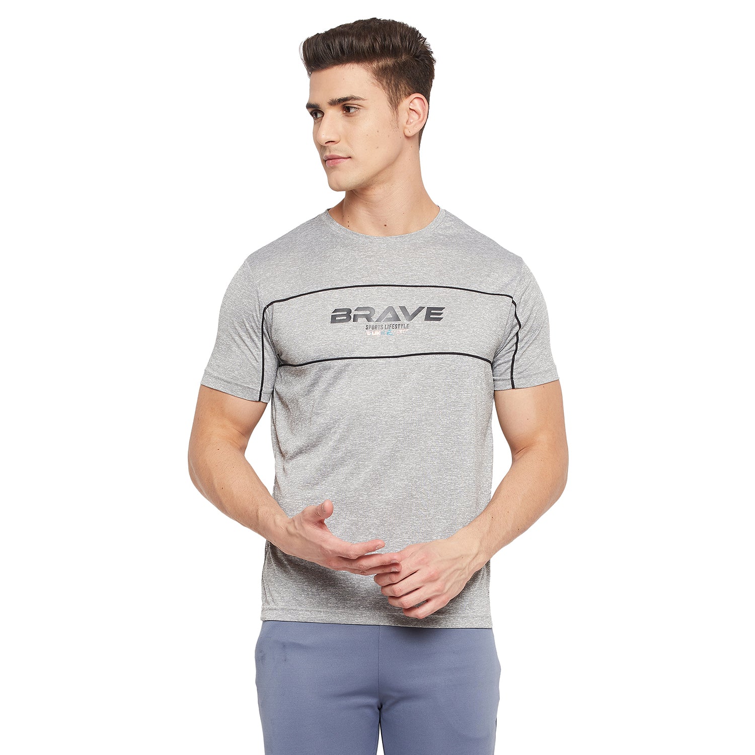 Duke Stardust Men Half Sleeve Sports T-shirt (GD1155)