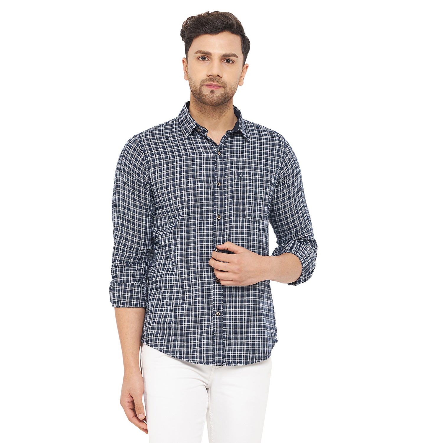 Duke Urban Men Full Sleeve Cotton Shirt (SDO7CKMB)