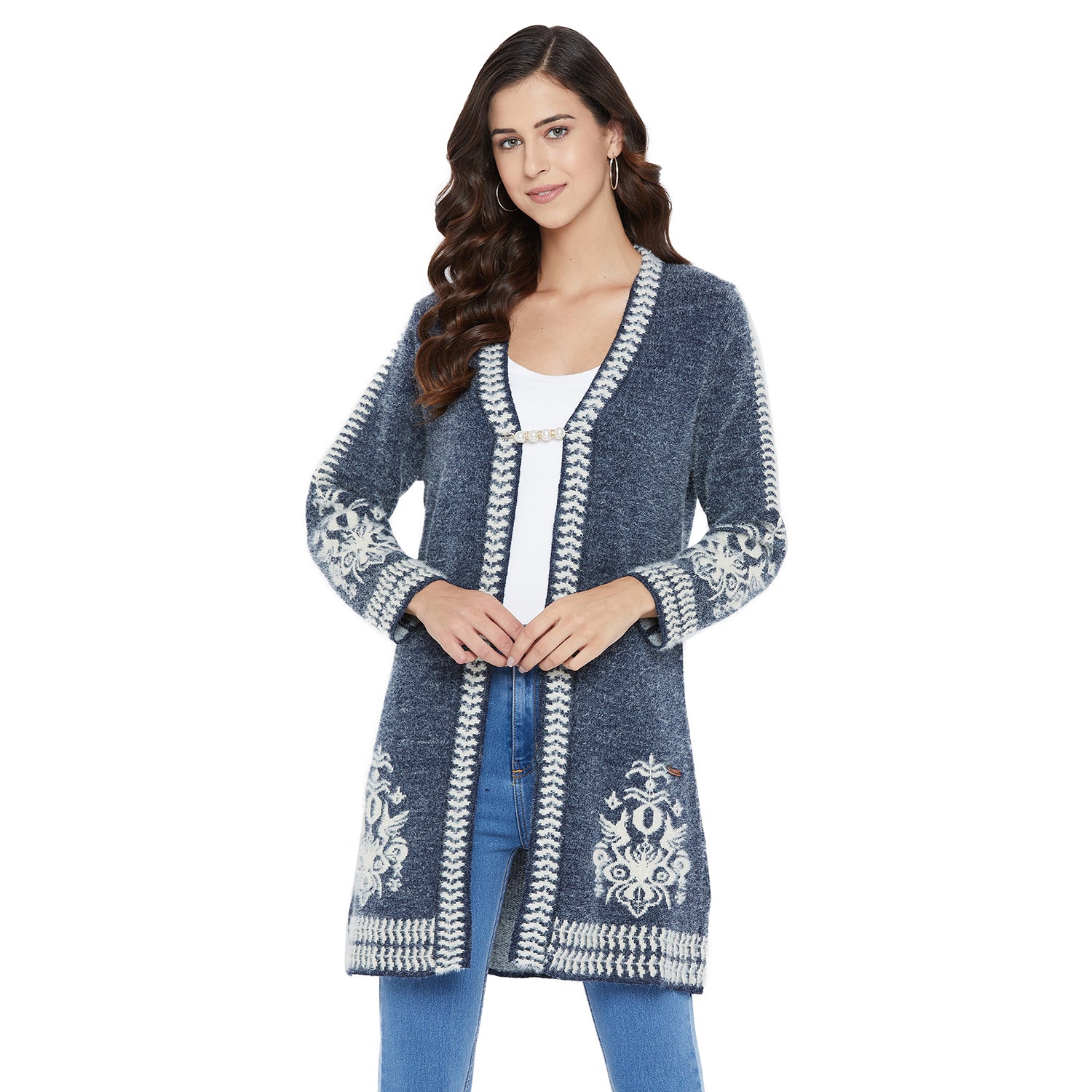 Duke Urban Women Full Sleeve Shrug (SDS960)