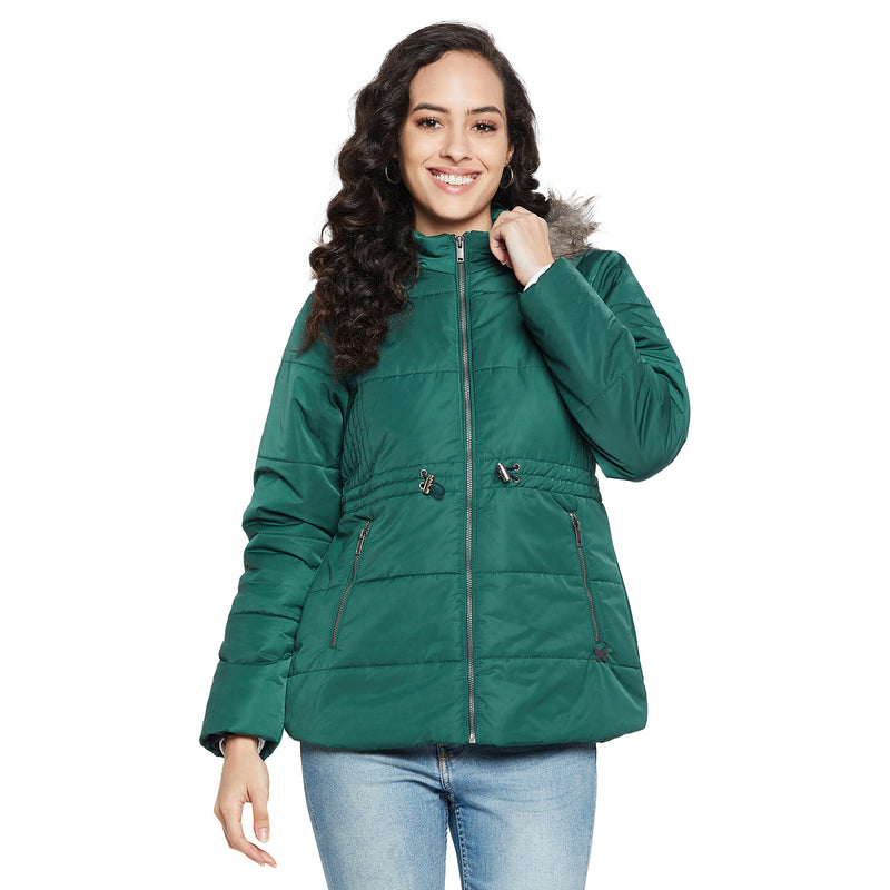 Duke Urban Women Full sleeve Hooded Jacket (SDZ1923)