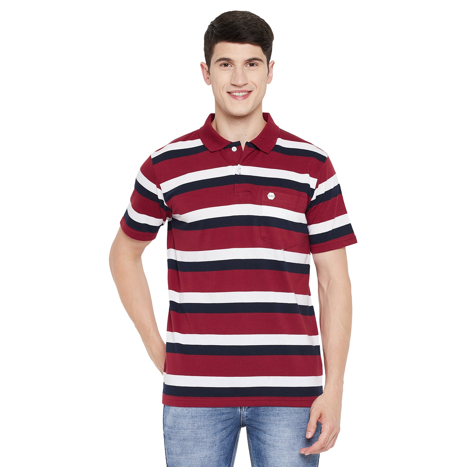 Duke Stardust Men Half Sleeve Cotton T-Shirt (MTLF343)