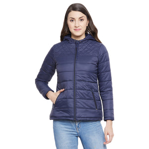 Duke Stardust Women Full Sleeve Quilted Jacket (SDZ6755)