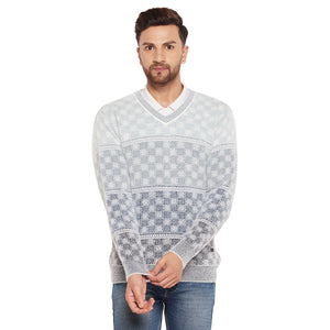 Duke Stardust Men Full Sleeve V-Neck Sweater (SDS2063)