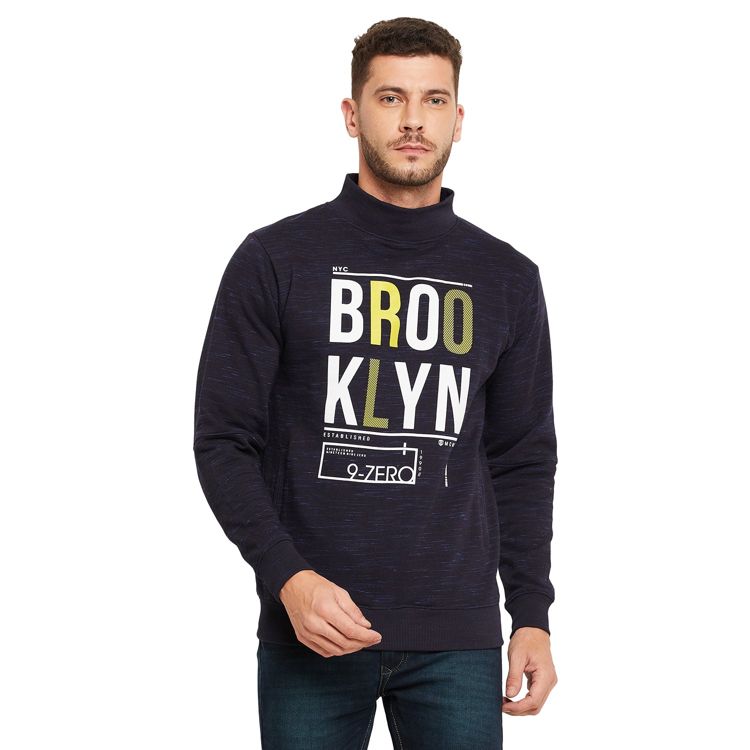 Duke Urban Men High Neck Sweatshirt (LF3874)