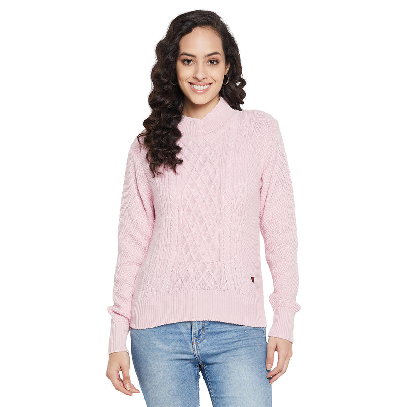 Duke Urban Women Full sleeve High Neck Pullover (SDS992)