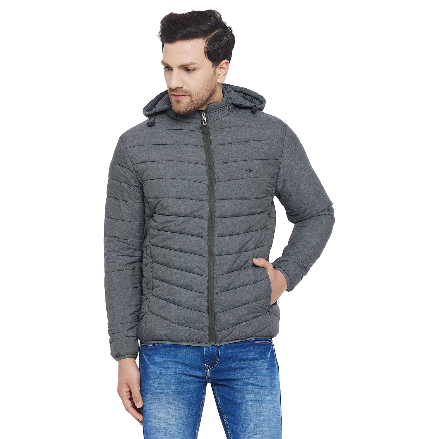 Duke Urban Men Full Sleeve Quilted Jacket (SDZ857)