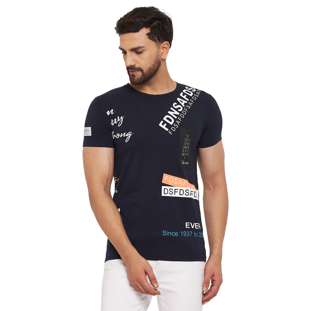 Duke Stardust Men Half Sleeve Cotton T-shirt (LF5158)