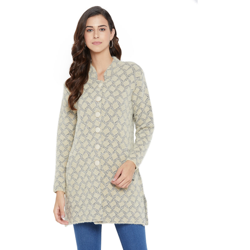 Duke Urban Women Full Sleeve Long Cardigan (SDS971)