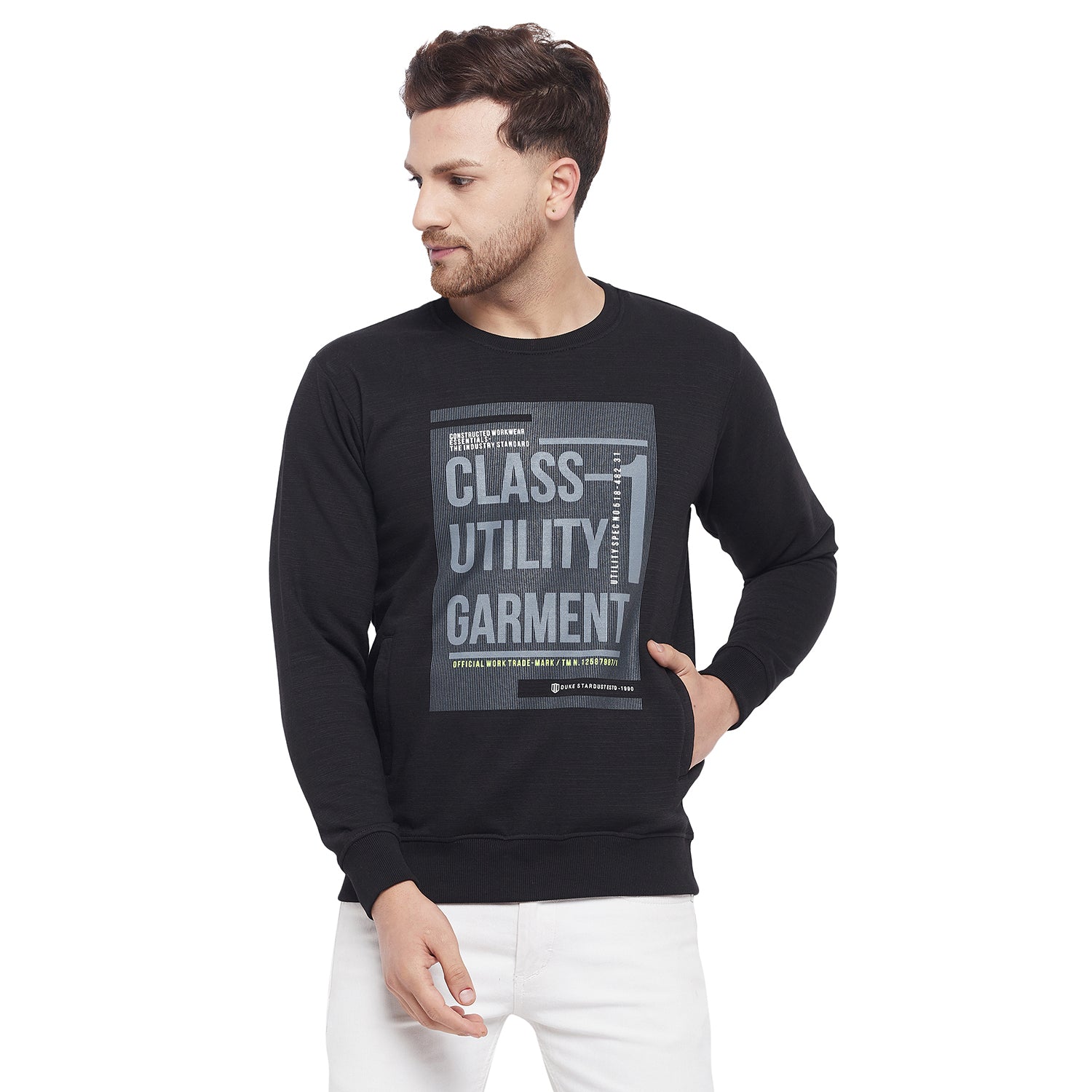 Duke Urban Men Round Neck Sweatshirt (LF3850)