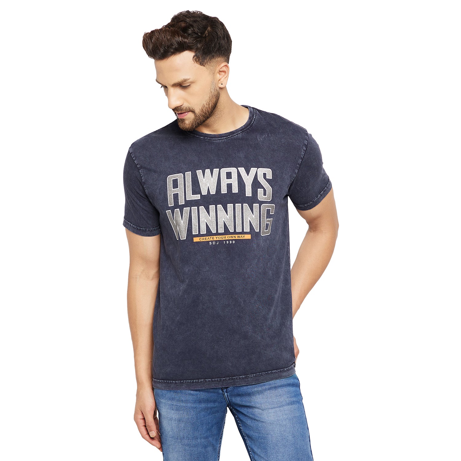Duke Urban Men Half Sleeve Cotton T-shirt (LF5450)