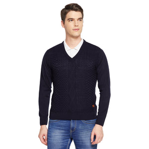 Duke Stardust Men Full Sleeve V Neck Sweater (SDS8096)