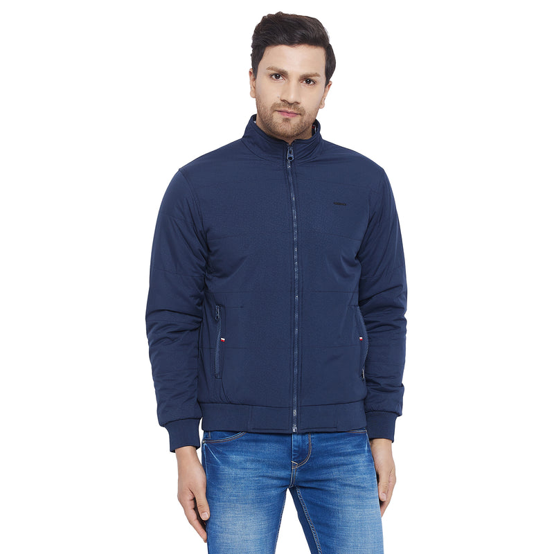 Duke Urban Men Full Sleeve Embossed Quilted Jacket (SDZ957)