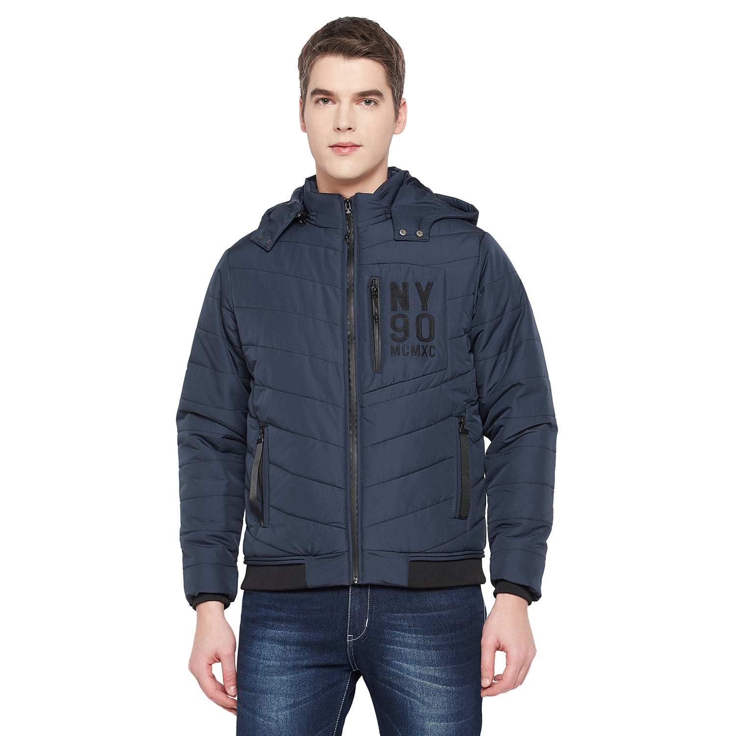 Duke Urban Men Full Sleeve Hooded Jacket (SDZ1062)