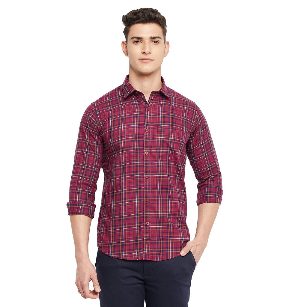 Duke Urban Men Full Sleeve  Cotton Shirt (SDO7CKOQ)
