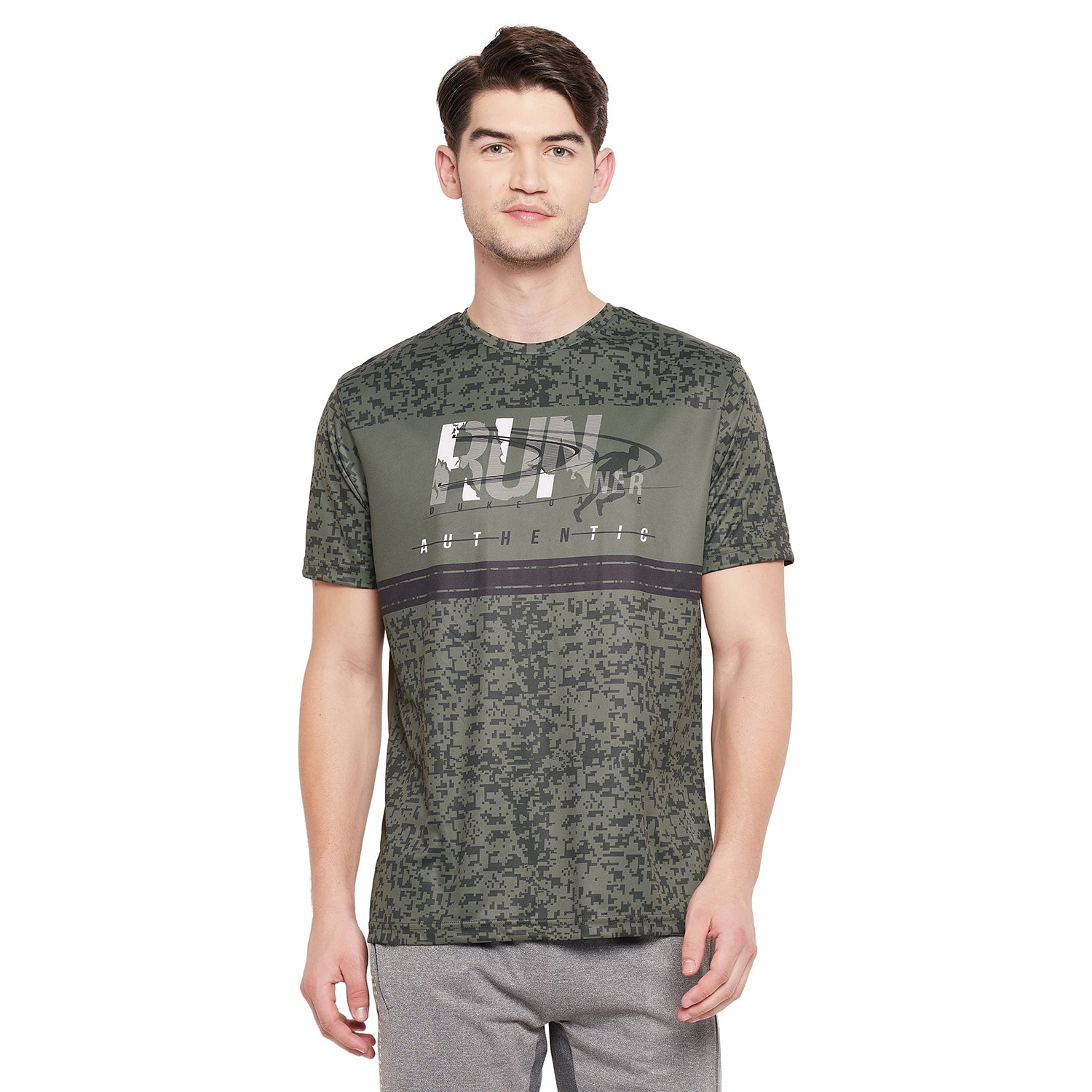 Duke Stardust Men Half Sleeve Sports T-shirt (GD1169)