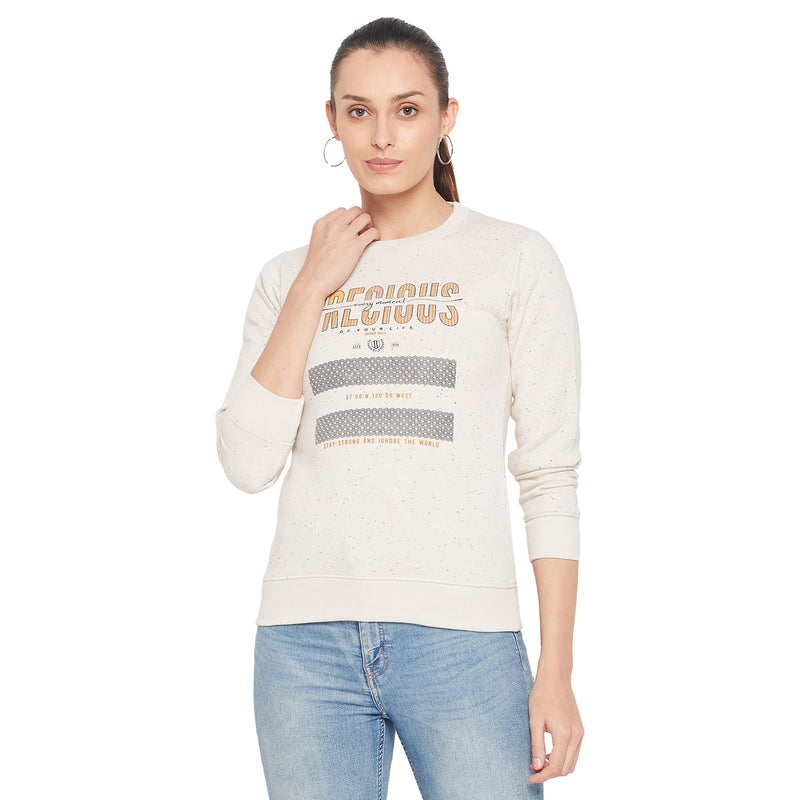 Duke Urban Women Full Sleeve Round Neck Sweatshirt (LFX885)