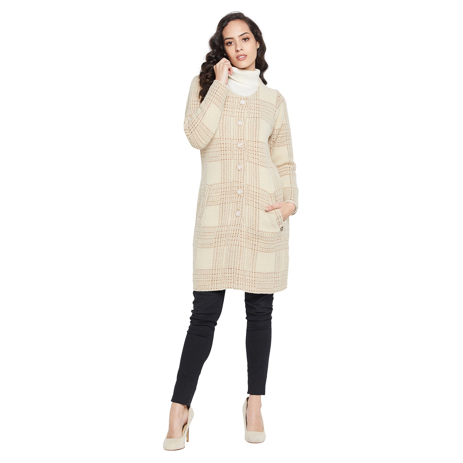 Duke Urban Women Full sleeve Round Neck Cardigan (SDS1099)