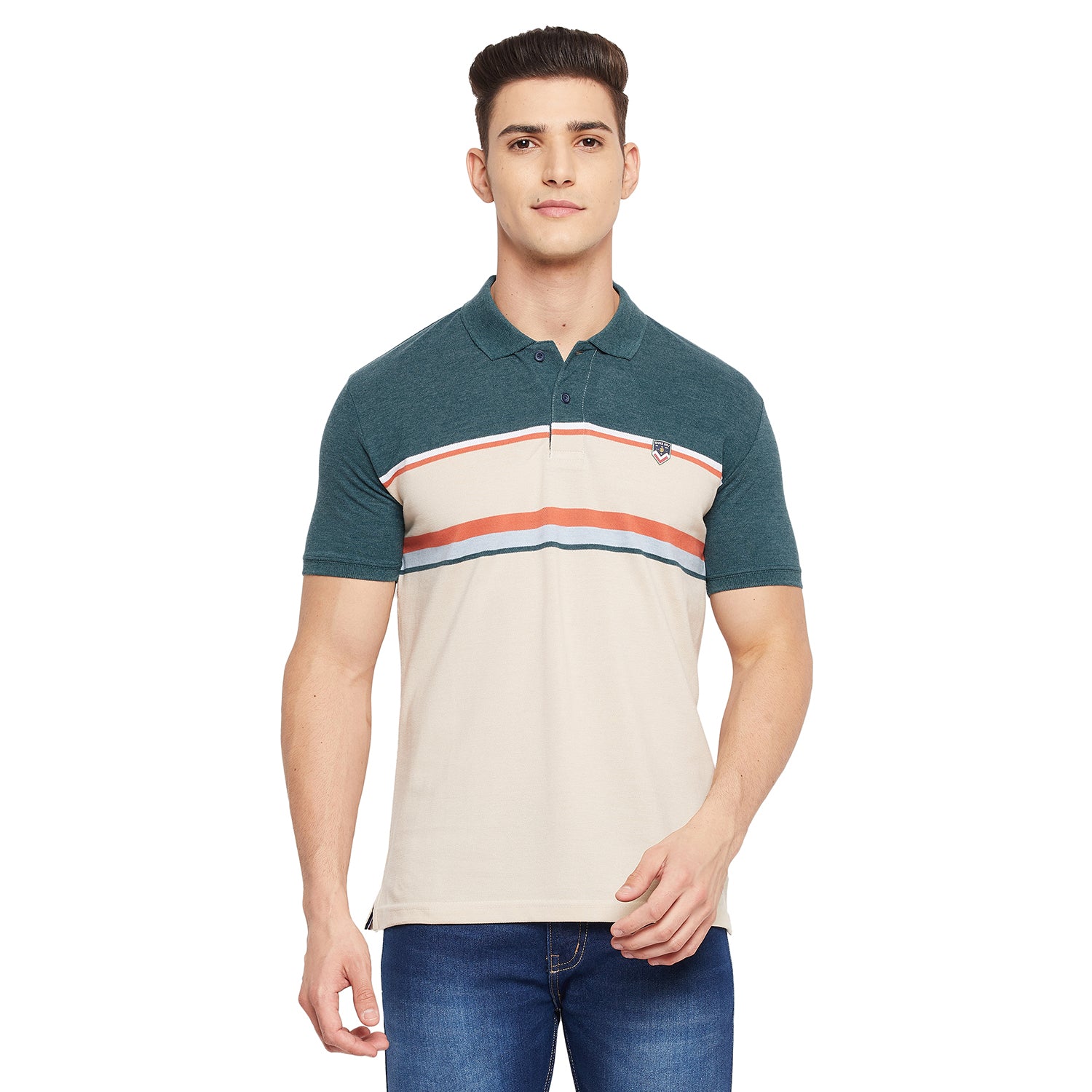 Duke Stardust Men Half Sleeve Cotton T-shirt (LF5393)