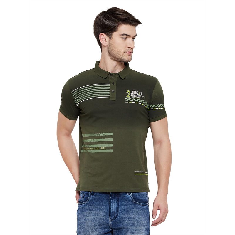 Duke Urban Men Half Sleeve Cotton T-shirt (LQ3758)