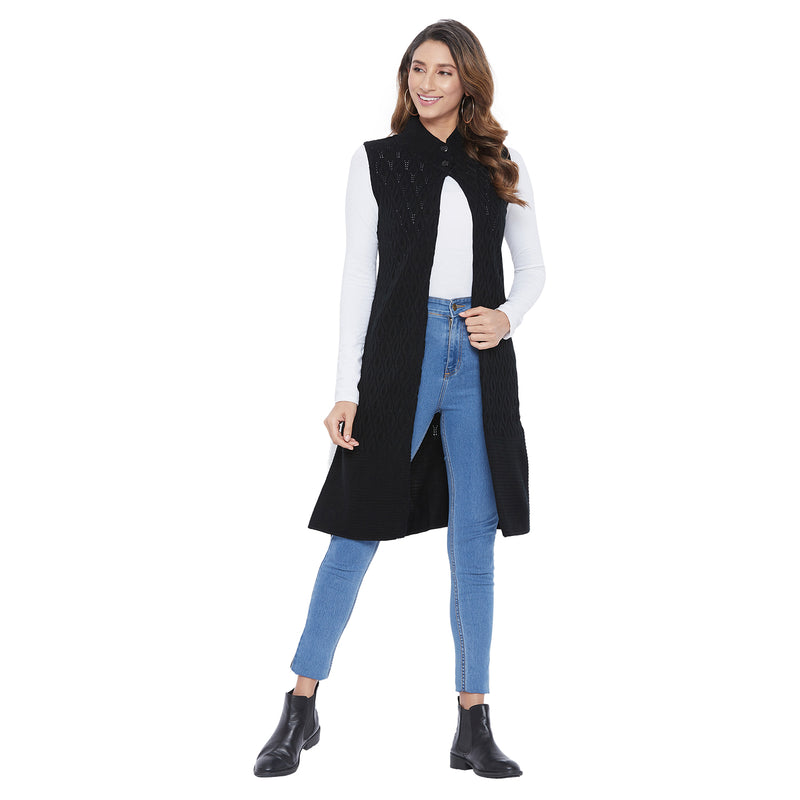 Duke Urban Women Sleeveless Shrug (SDS955)