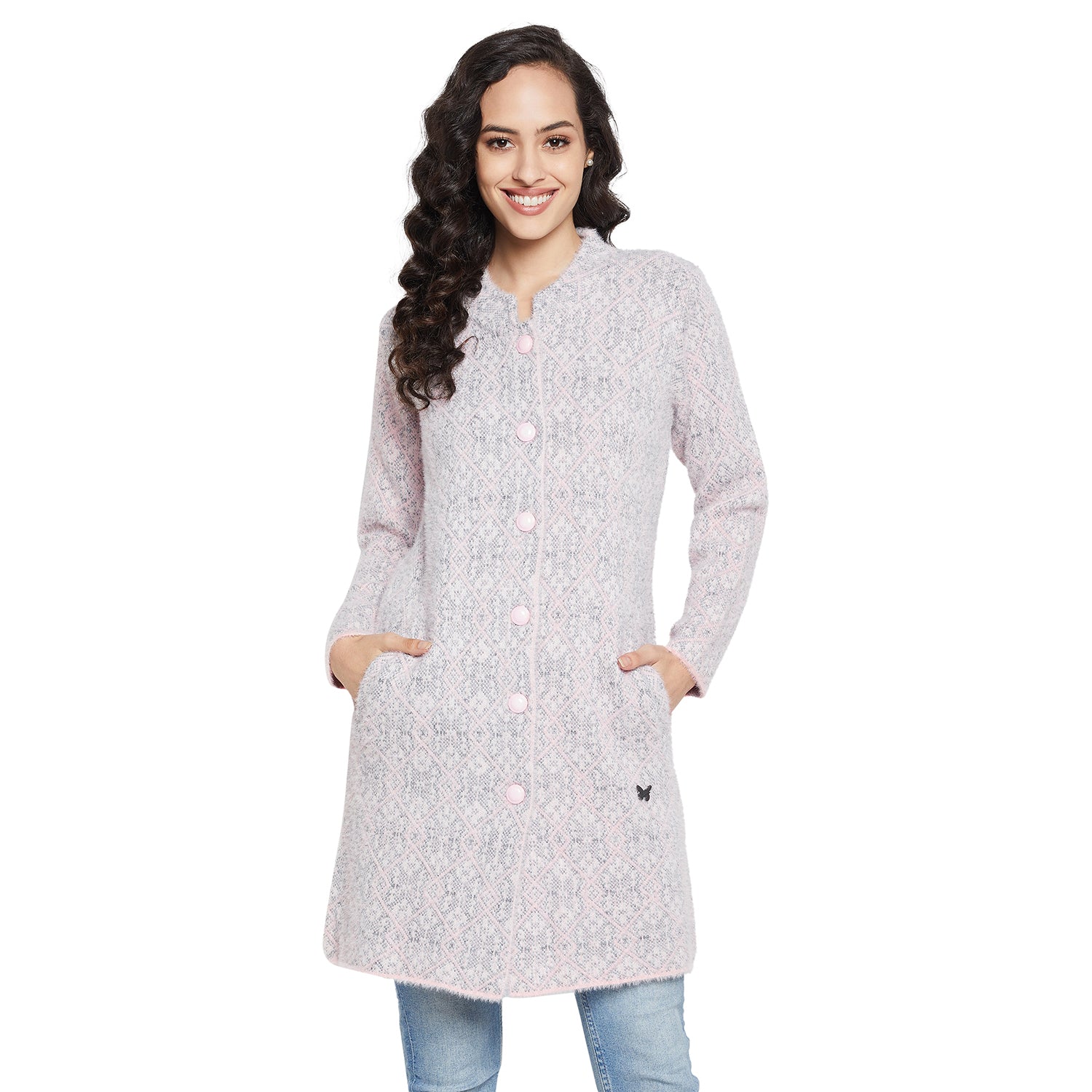 Duke Urban Women Full sleeve Round Neck Cardigan (SDS1098)