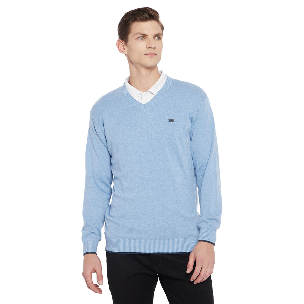 Duke Stardust Men Full Sleeve V Neck Sweater (SDS731)