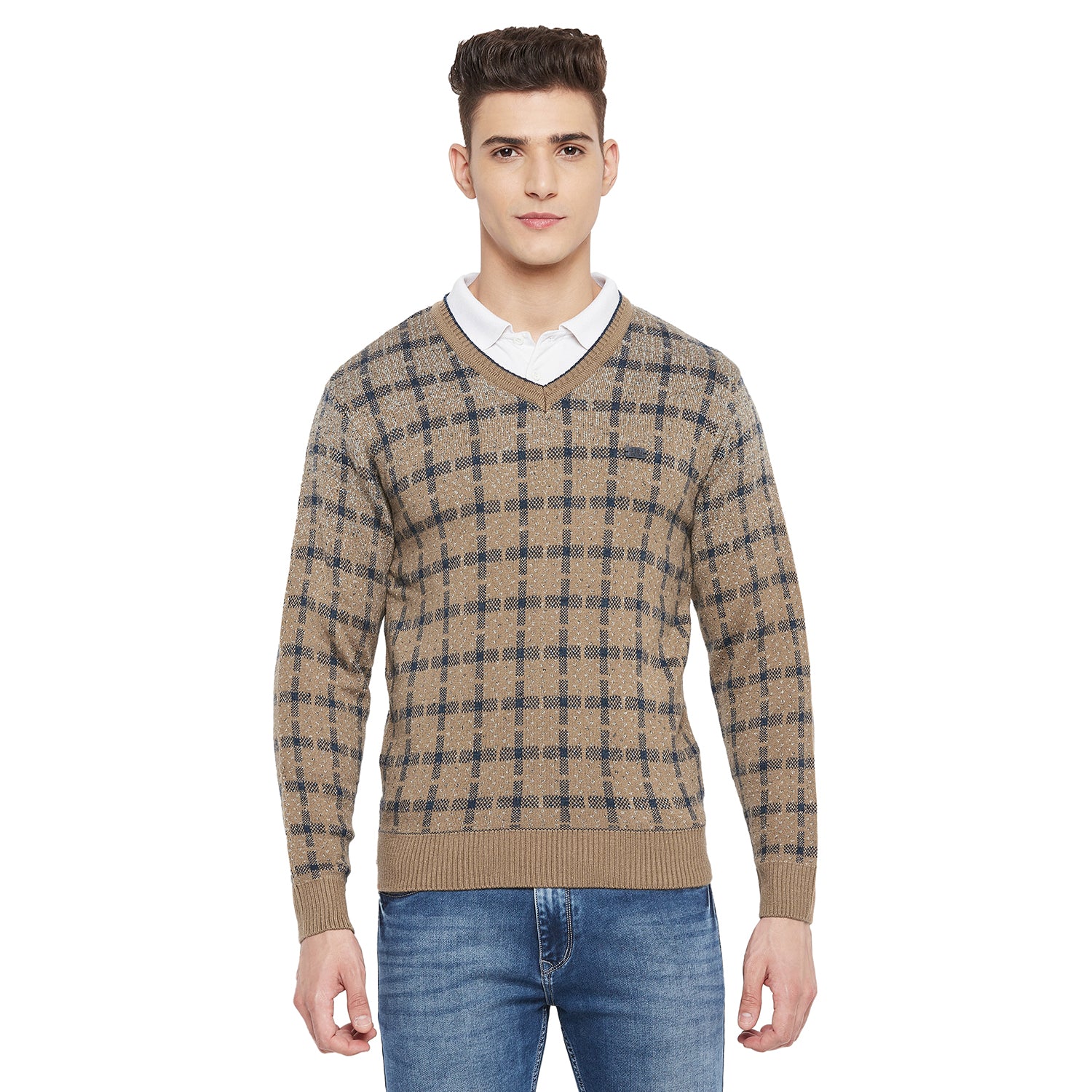 Duke Urban Men Full Sleeve V Neck Sweater (SDS2049)