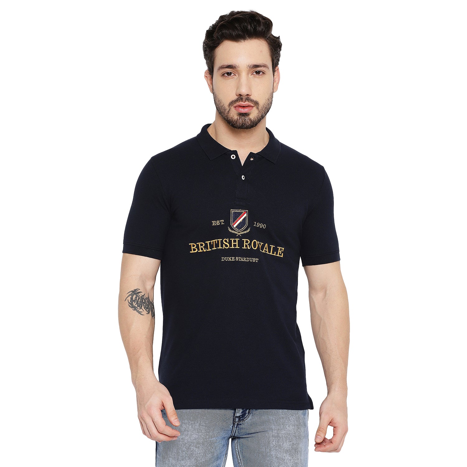 Duke Urban Men Half Sleeve Cotton T-shirt (LF5442)