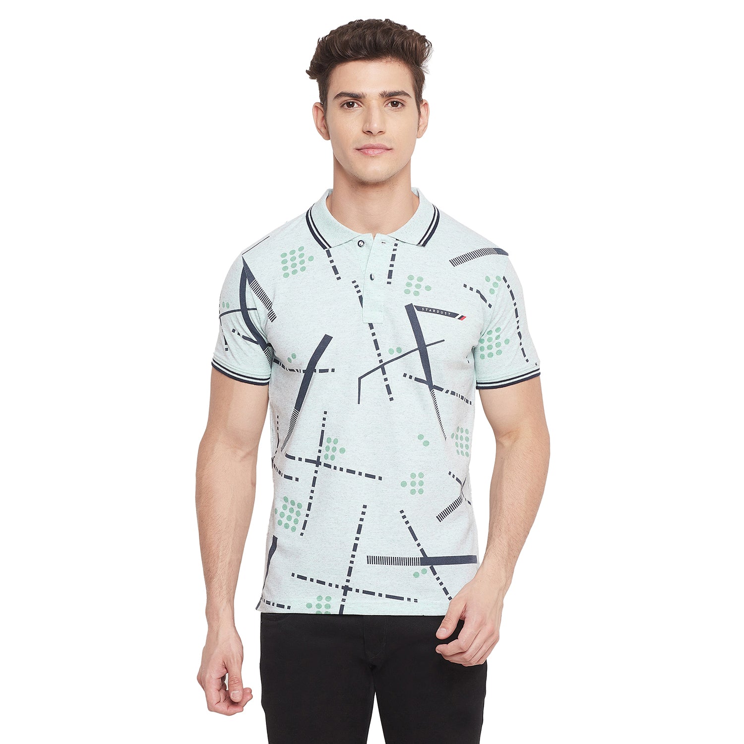 Duke Stardust Men Half Sleeve Cotton T-shirt (LF5351)
