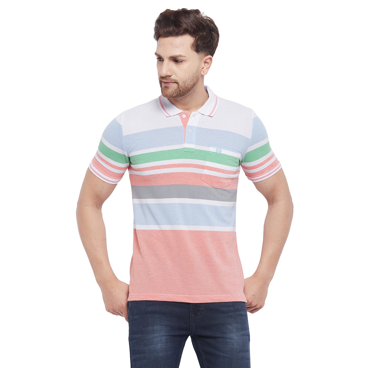 Duke Stardust Men Half Sleeve Cotton T-Shirt (LF5126)