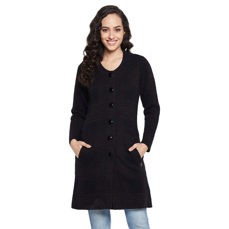Duke Urban Women Full sleeve Round Neck Cardigan (SDS1099)