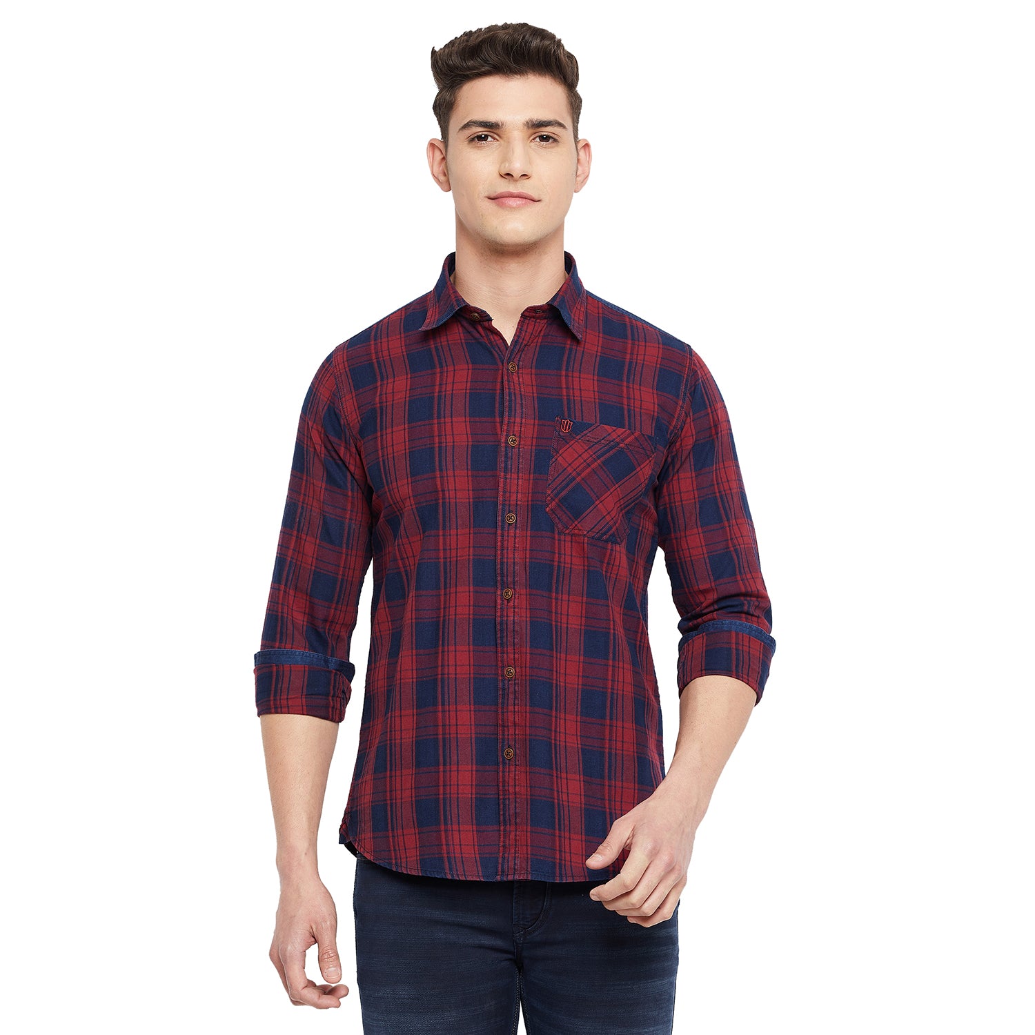 Duke Stardust Men Full Sleeve Cotton Shirt (SDO9001)