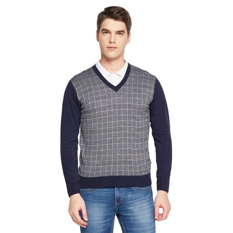 Duke Urban Men Full Sleeve V Neck Sweater (SDS8095)
