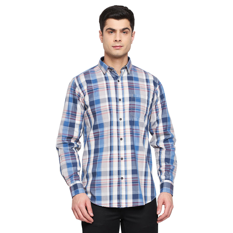 Duke Urban Men Full Sleeve  Cotton Shirt (SDO5CKB)