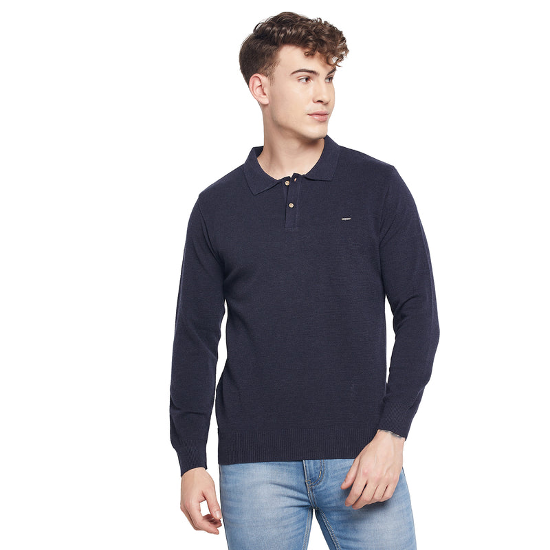 Duke Urban Men Collared Neck Full Sleeve Sweater (SDS711)