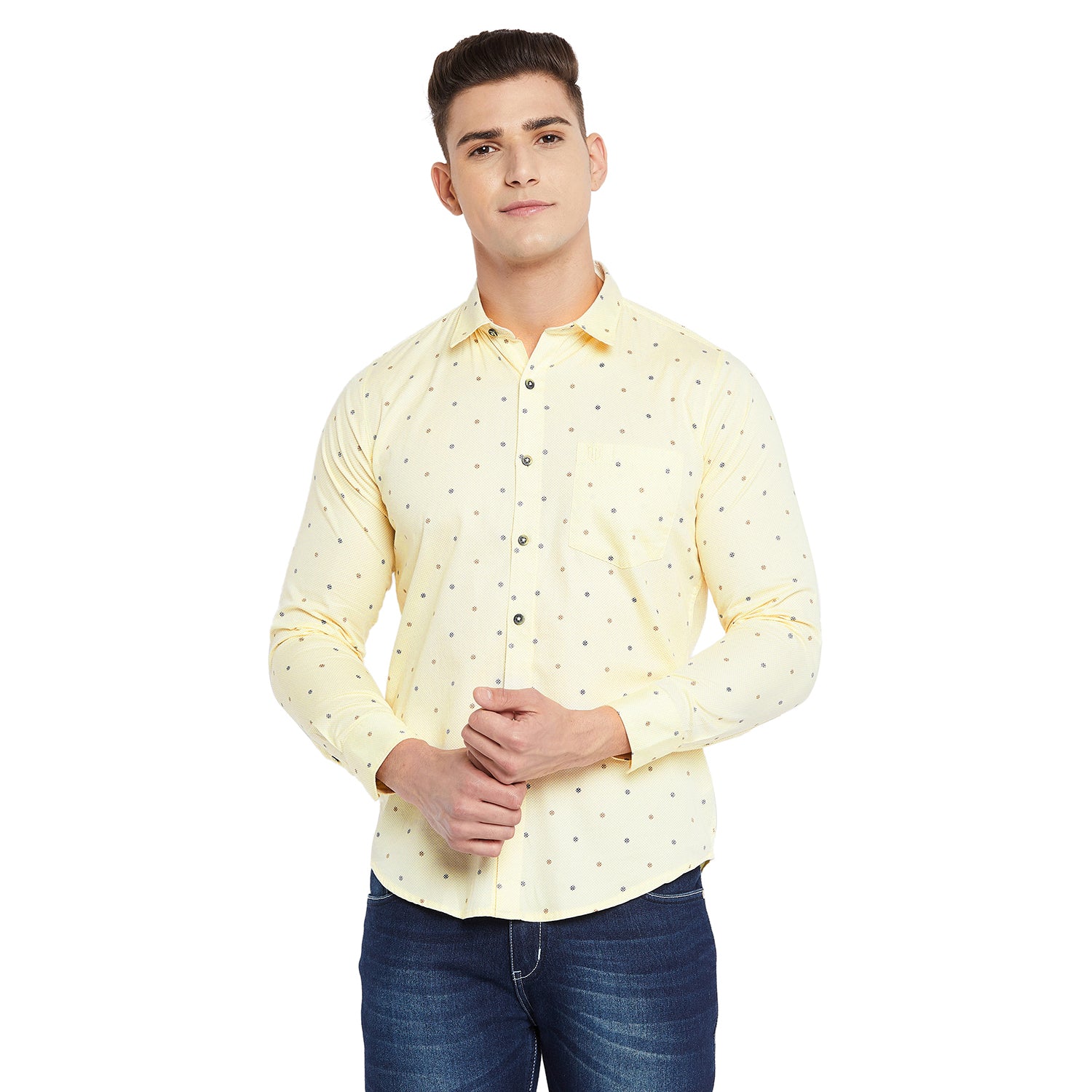 Duke Urban Men Full Sleeve Cotton Shirt (SDO7PRSN)