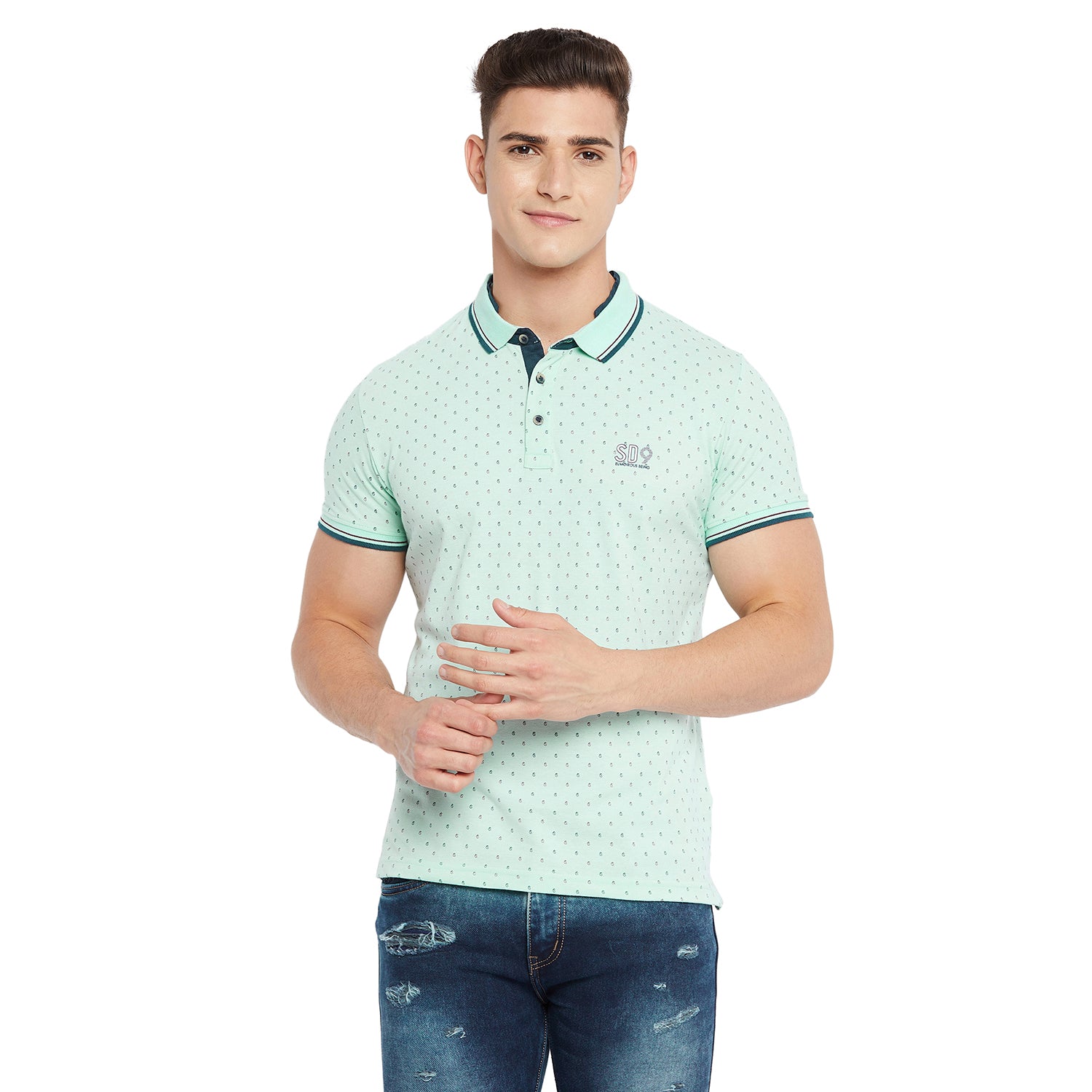 Duke Urban Men Half Sleeve Cotton T-shirt (LF5223)