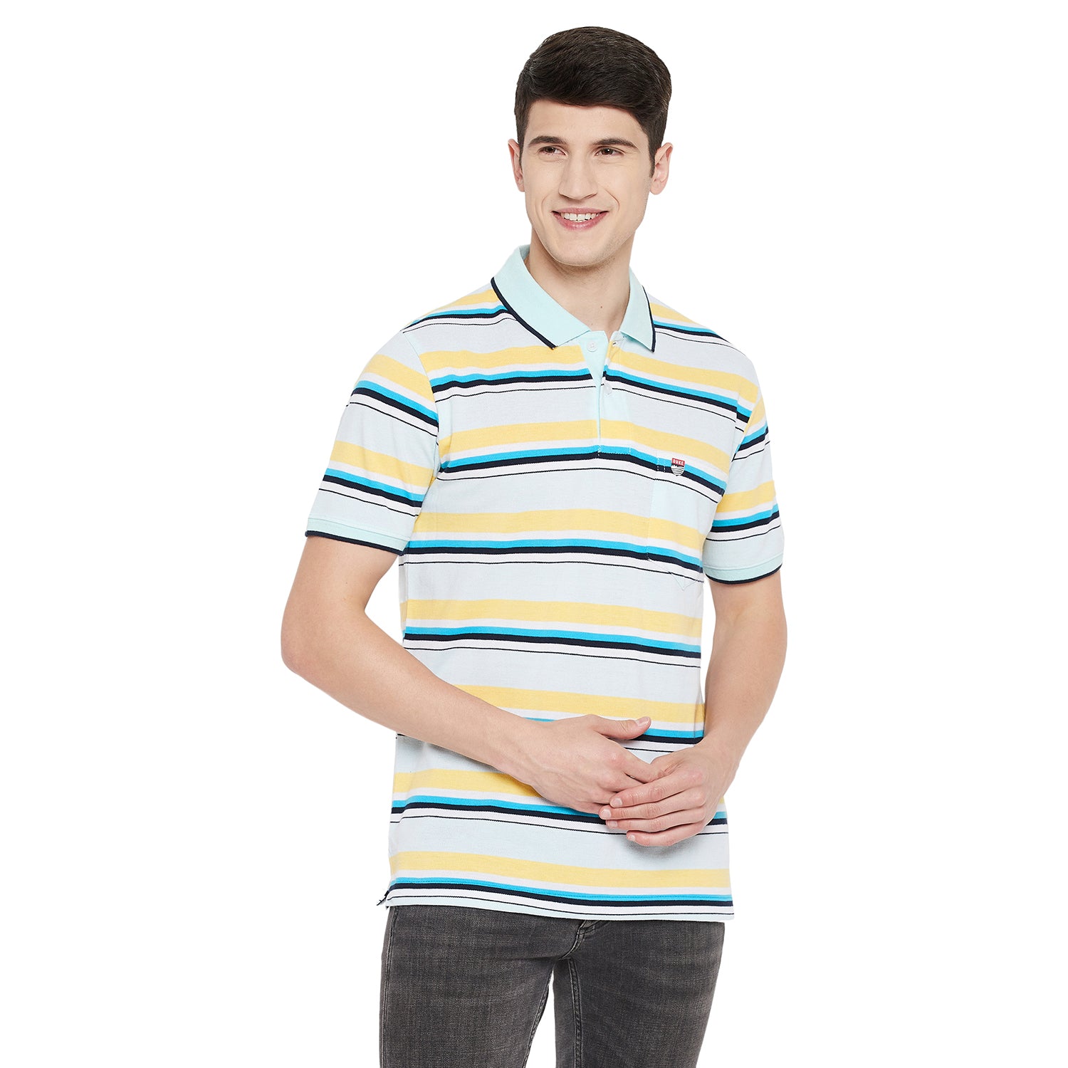 Duke Stardust Men Half Sleeve Cotton T-Shirt (LF5358)