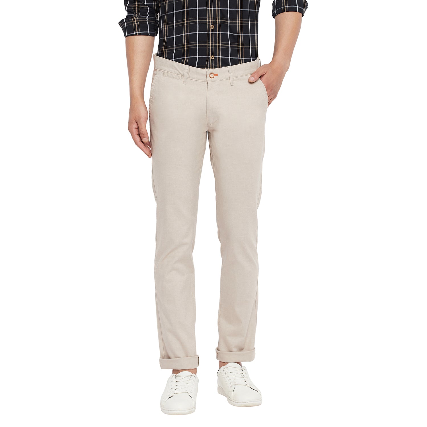 Duke Urban Men Slim Fit Trousers (SDT4537)