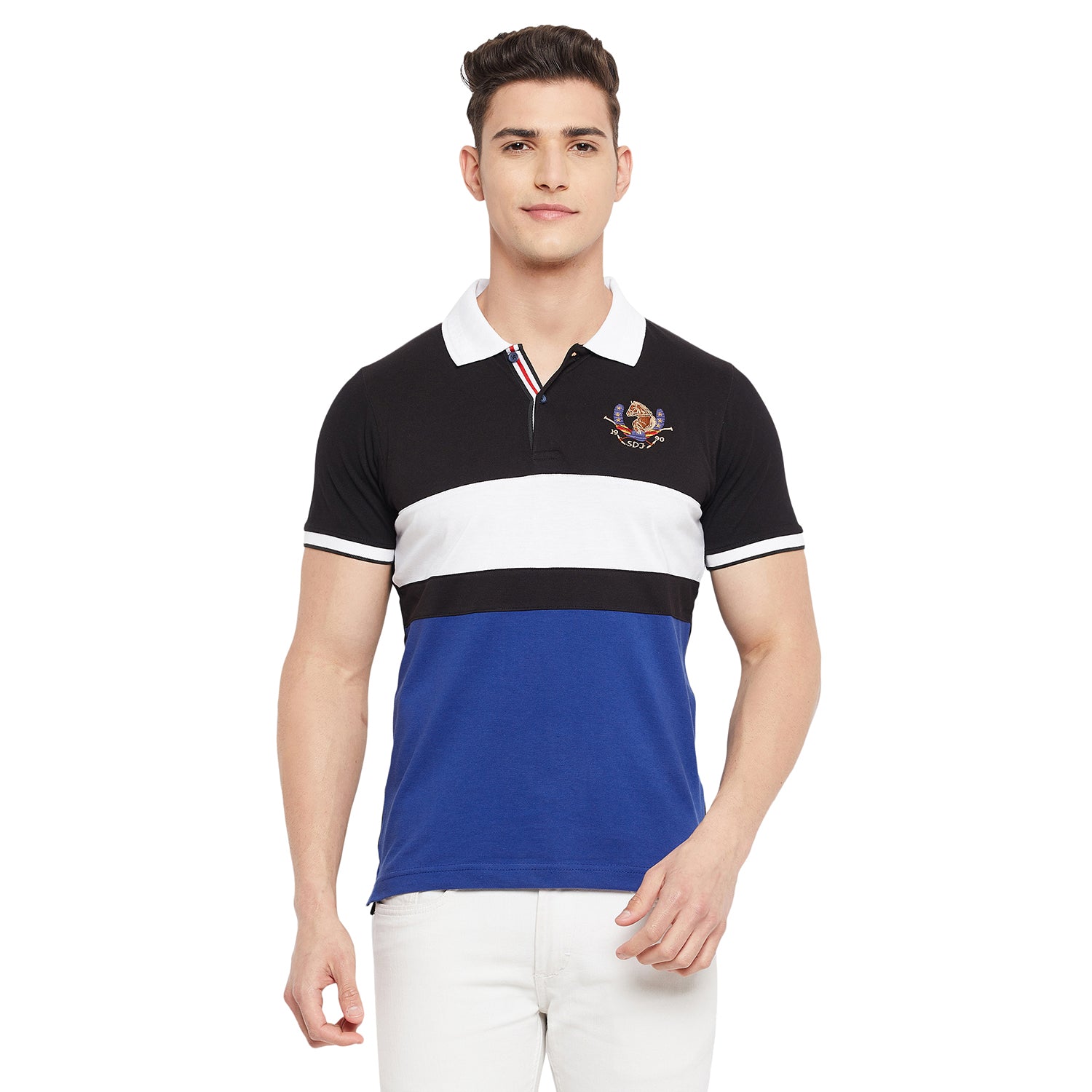 Duke Stardust Men Half Sleeve Cotton T-Shirt (LF4618)