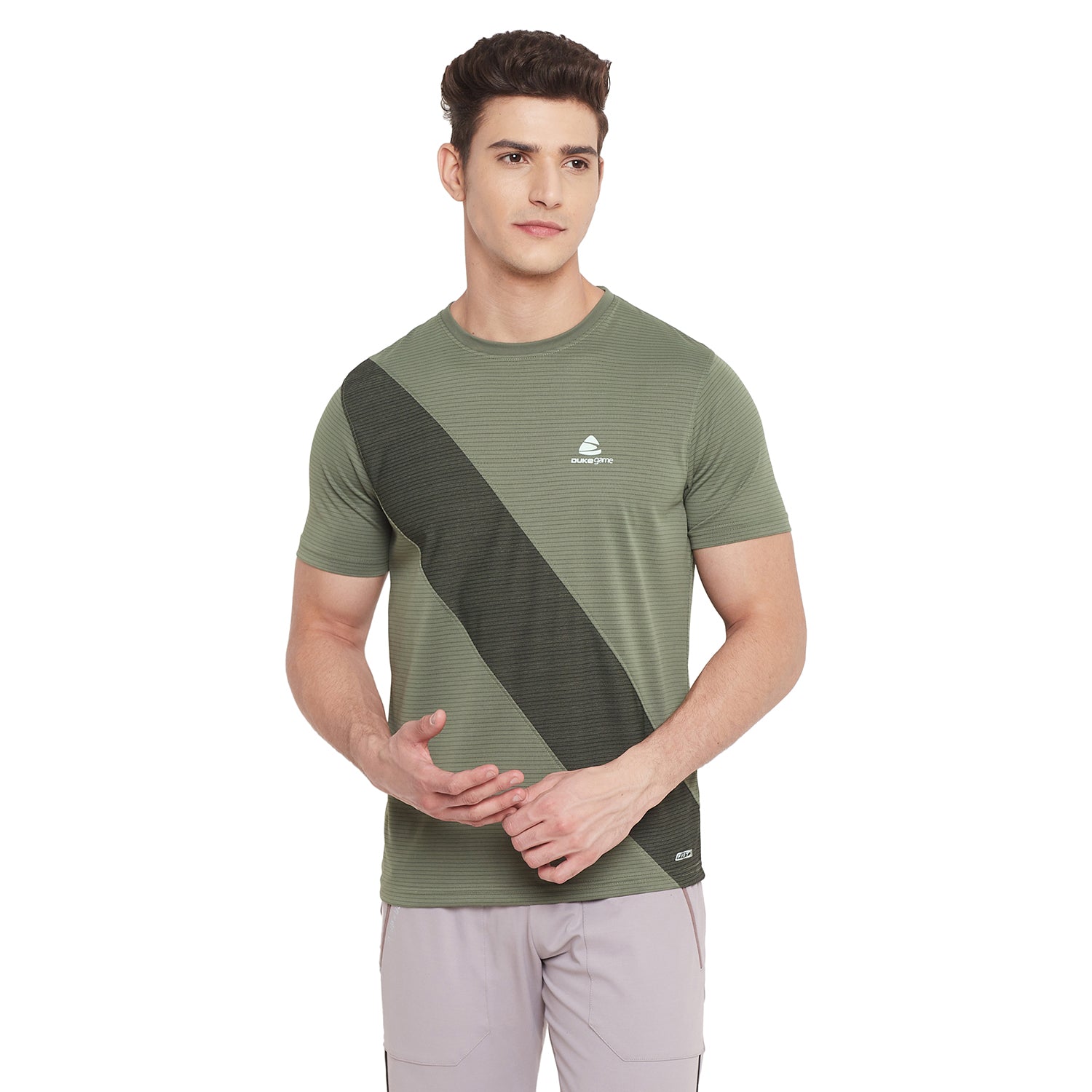 Duke Stardust Men Half Sleeve Sports T-shirt (GD1153)