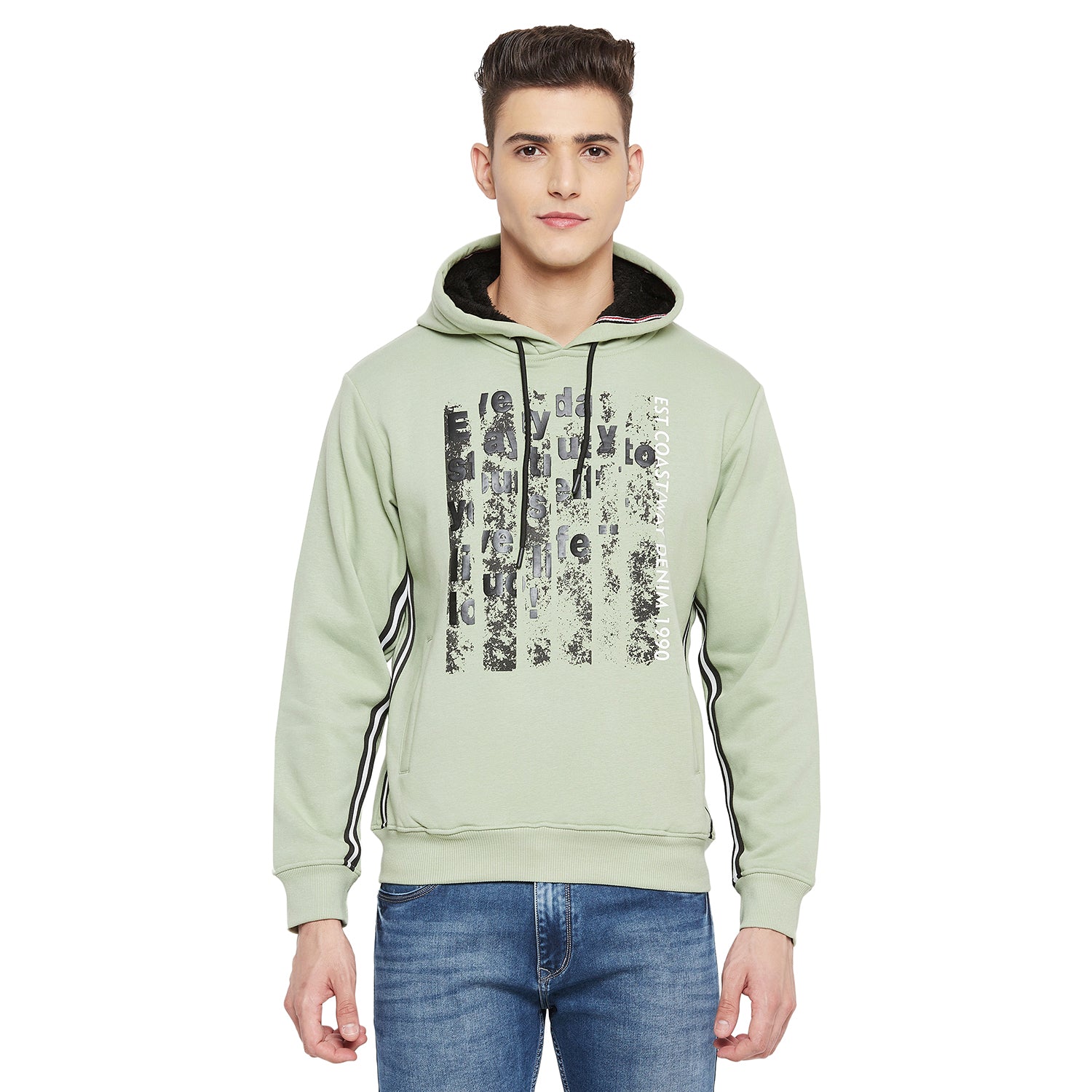 Duke Urban Men Hooded Neck Sweatshirt (LF3861)