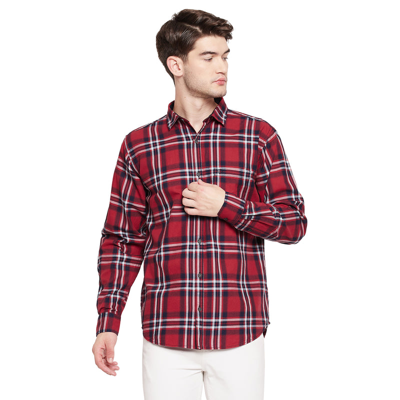Duke Urban Men Full Sleeve Cotton Shirt (SDO5CKIF)